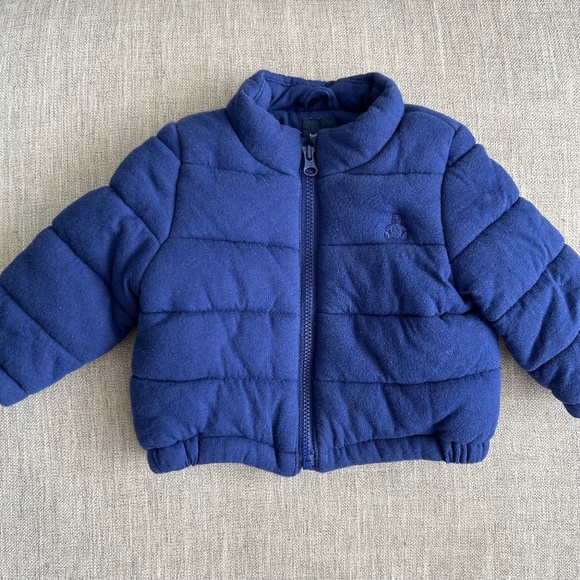 BABY GAP Blue Puffer Coat - Picture 1 of 2